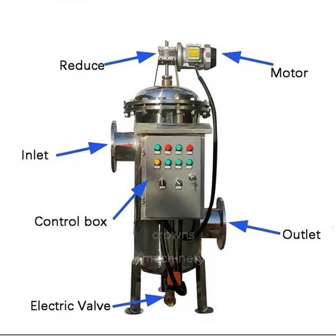 Vertical Stainless Steel Water filter Automatic Self Cleaning Filter ...