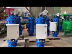 Self-cleaning filter for cooling tower side filtration water filters