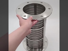 Polishing Wedge Wire Screen with Wire size 2x3mm and Slot Opening 0.02mm-15mm