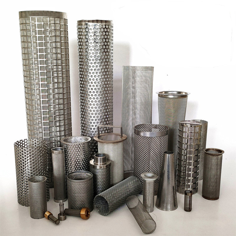 Stainless Steel Mesh Pipe Filter Strainer Cylinder Wedge Filter Screen