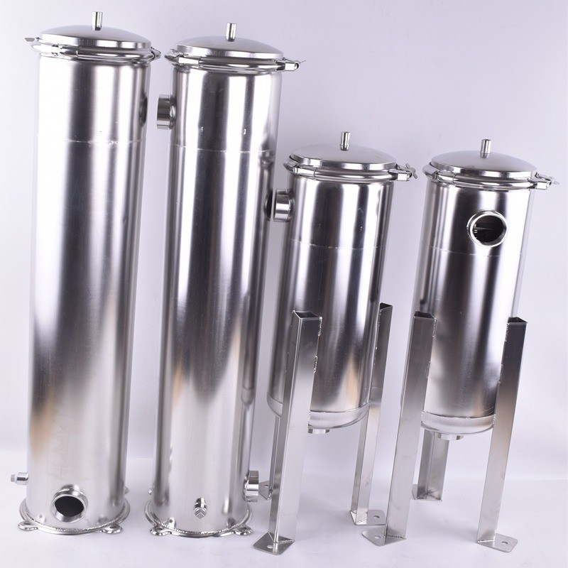 Industrial Stainless Steel Bag Filter Housing Vessel Holder With Double