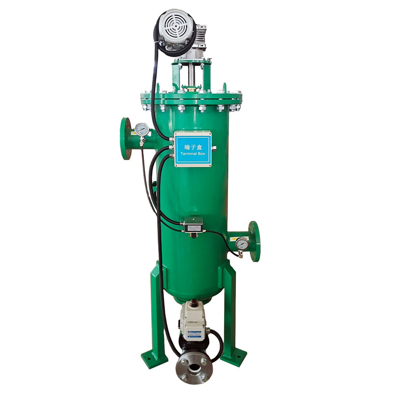 Automatic Line Filter 20/50/100/300 Micron Filter With Electric Valve Wedge Wire Screen ...